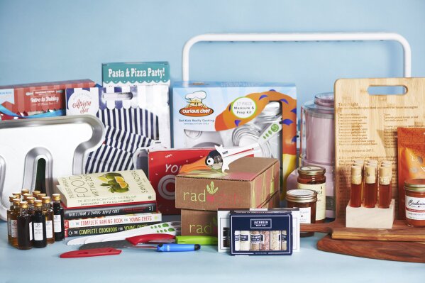 From kitchen tools to books gifts for young chefs AP News